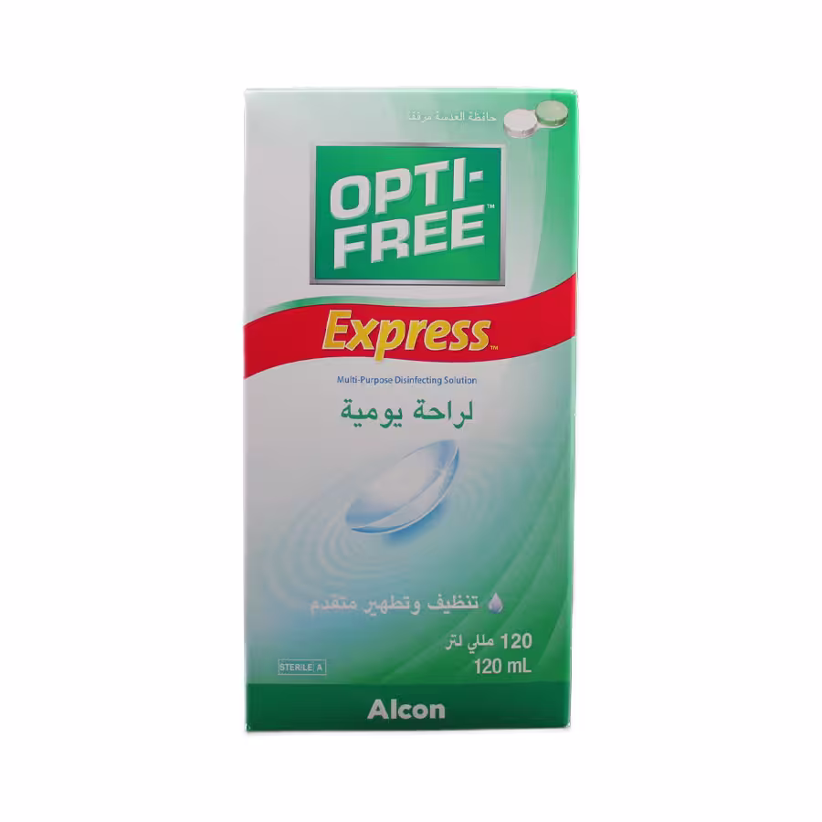 محلول شستشوی لنز اپتی فری 120 میلی لیتر 1