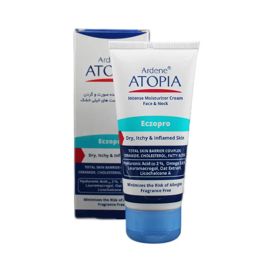کرم مرطوب کننده صورت و گردن مناسب پوست خیلی خشک آتوپیا آردن 50 میلی لیتر 2