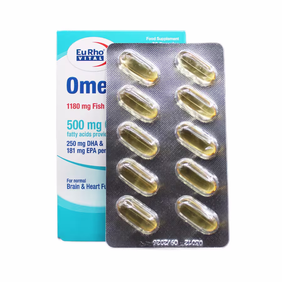 کپسول امگا 3 یوروویتال 30 عددی 1