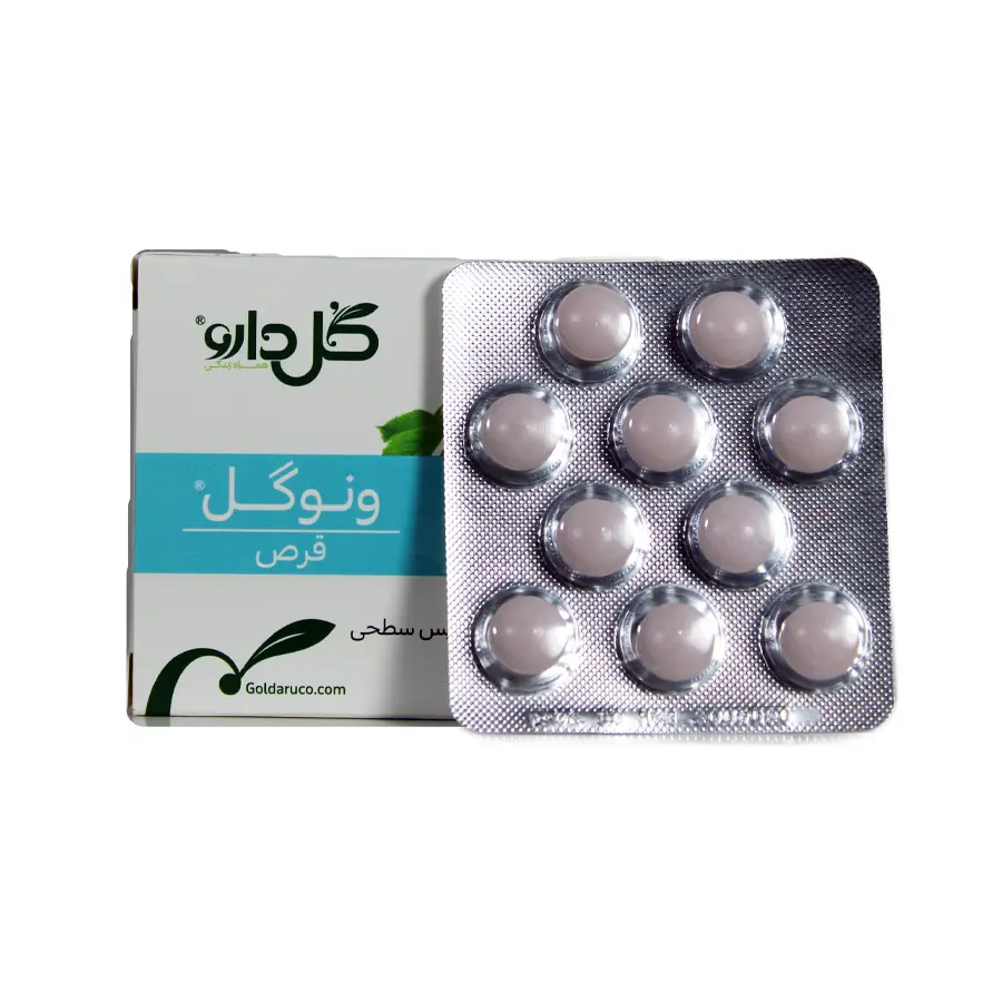 قرص روکشدار ونوگل گل دارو 30 عددی 1