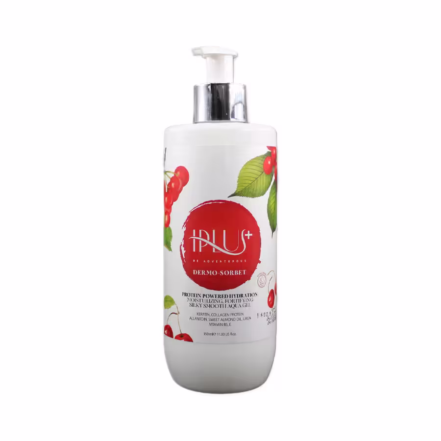 ژل آبرسان نرم کننده و تقویت کننده آی پلاس حاوی کراتین و کلاژن هیدرولیز شده 350 میلی لیتر