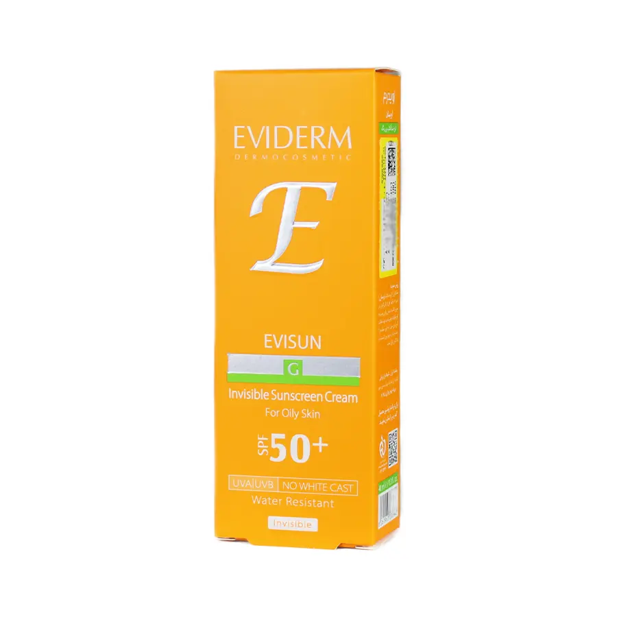 کرم ضد آفتاب پوست چرب اویسان جی اویدرم SPF50 بی‌رنگ 40 میلی لیتر