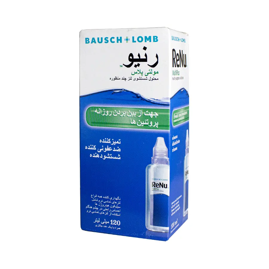 محلول شستشو لنز رنیو 120 میلی لیتر
