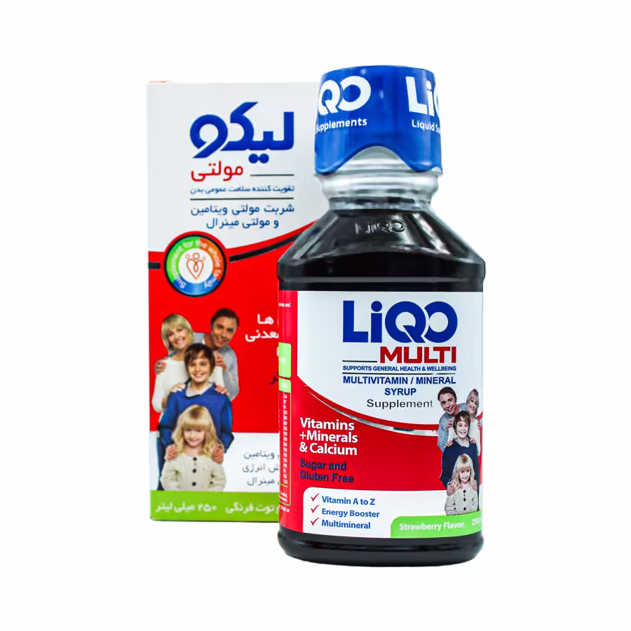 شربت مولتی ویتامین مینرال لیکو مولتی ابیان فارمد 250 میلی لیتر 4