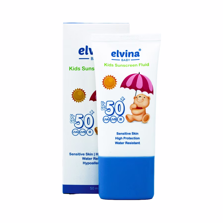 فلوئید ضد آفتاب کودک الوینا 50 میلی لیتر 4