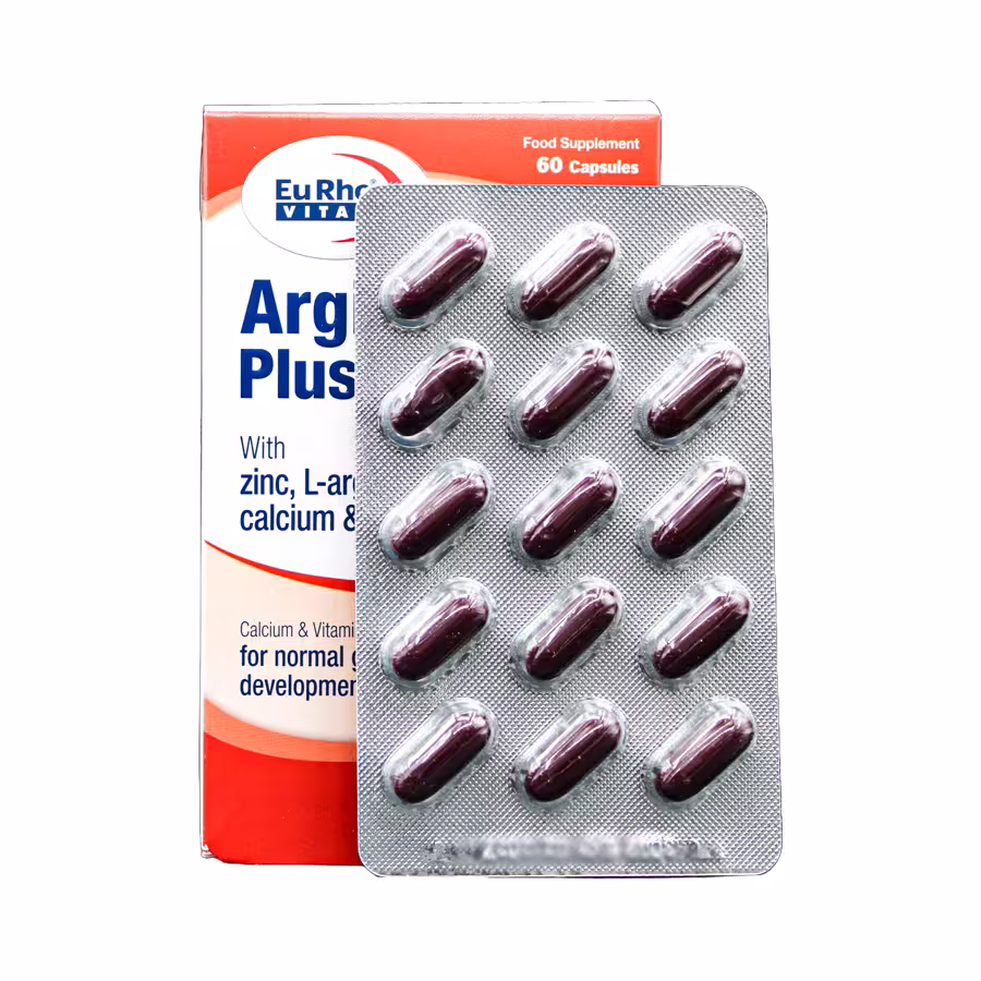 کپسول آرژی زینک پلاس یوروویتال 60 عددی 4